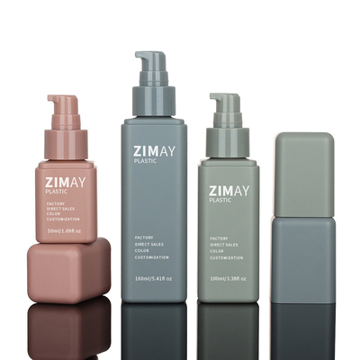 Bán buôn 50ml 100ml 150ml Frosted Square Rectangle Lotion Dưỡng tóc Biểu bì Dầu Chai xịt