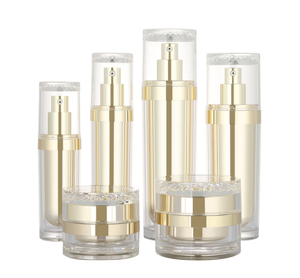 30ml 50ml 100ml 120ml nhựa acrylic làm đẹp mỹ phẩm trang điểm chai kem dưỡng da 50g hộp đựng kem sang trọng bộ chăm sóc da