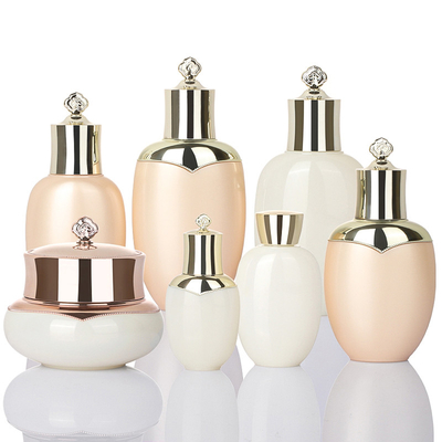 Sang trọng Gold Unique Kem dưỡng da mặt Hũ 100ml 120ml 150ml Nước hoa hồng Toner Chai Nước hoa hồng Dưỡng da Phù hợp với Bao bì