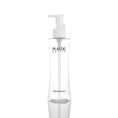 Trong suốt tùy chỉnh mỹ phẩm rỗng nhựa mặt kem dưỡng da chai bơm 200ml