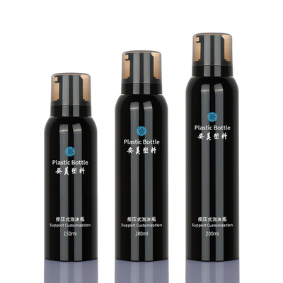Xi lanh PET 180ml 200ml Bao bì Máy phân phối xà phòng bọt đen Máy bơm không khí