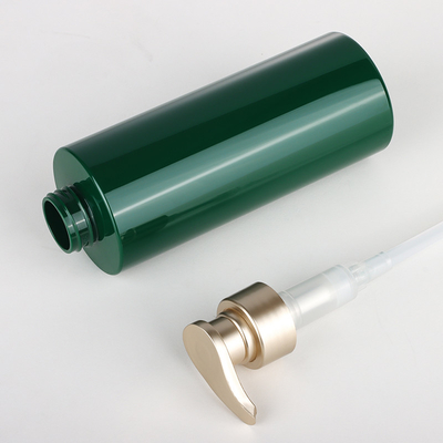 Bơm vàng chai nhựa đựng dầu gội đầu vuông có thể phân hủy sinh học 500 ml độc đáo