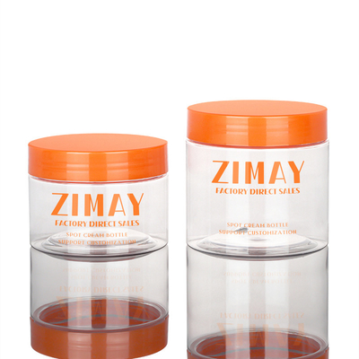 50g 1.7oz mỹ phẩm chăm sóc da bao bì kem dưỡng da mắt acrylic đôi lọ màu hồng