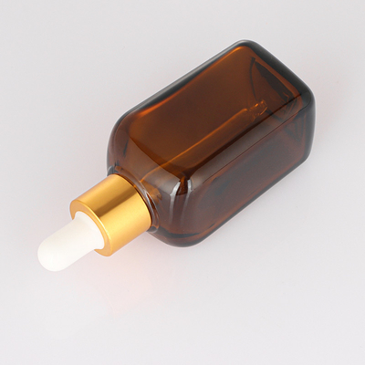50ml nhỏ giọt Hộp đựng huyết thanh rỗng Mỹ phẩm Dầu dưỡng tóc Logo tùy chỉnh Chai huyết thanh thủy tinh