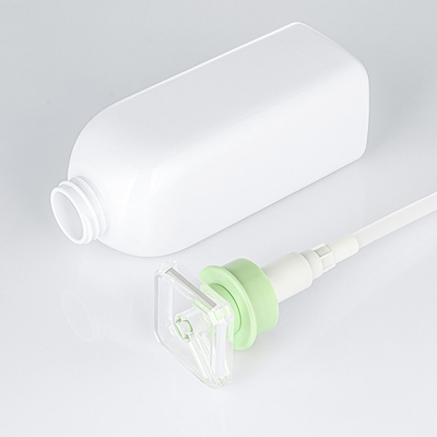 Refillable Custom 300ml 500ml 700ml Màu xanh lá cây mở rộng tóc bằng nhựa Sữa tắm Dưỡng thể Chai sữa tắm