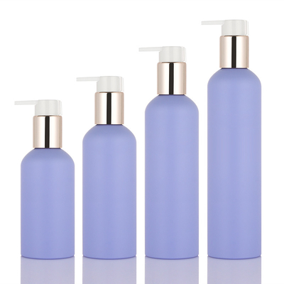 Eco thân thiện với môi trường PET 150ml 200ml 250ml 8 oz sữa tắm dưỡng thể màu tím phong cách mới sữa tắm gel vàng bơm ép chai