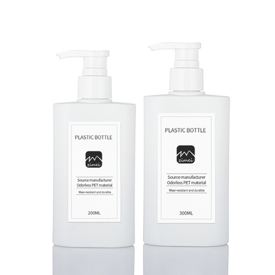 Matte White 200ml in bao bì kem dưỡng da cơ thể bơm kem dưỡng da chai dầu gội và dầu xả dành cho trẻ em
