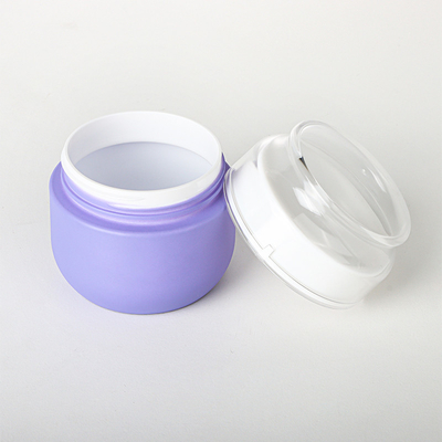 Bình xịt chăm sóc tóc màu tím tùy chỉnh rỗng Bao bì mỹ phẩm bằng nhựa Bộ chai và lọ