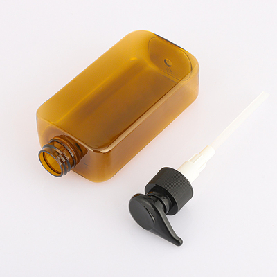 Bán buôn dầu gội và dầu xả dưỡng thể ambre hình chữ nhật màu đen bơm 800ml bootle