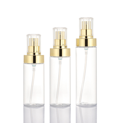 Nước hoa mỹ phẩm chất lượng cao chai bơm kem dưỡng da bằng nhựa trong suốt 100ml 120ml 150ml