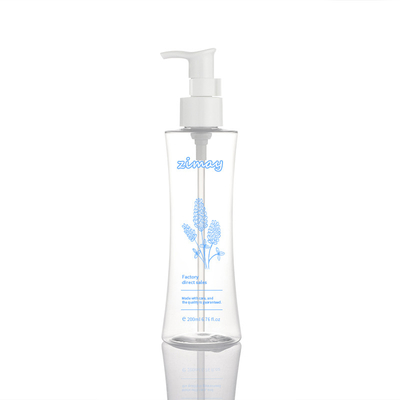 Trong suốt tùy chỉnh mỹ phẩm rỗng nhựa mặt kem dưỡng da chai bơm 200ml