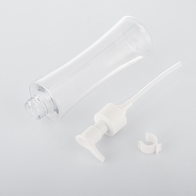 Trong suốt tùy chỉnh mỹ phẩm rỗng nhựa mặt kem dưỡng da chai bơm 200ml