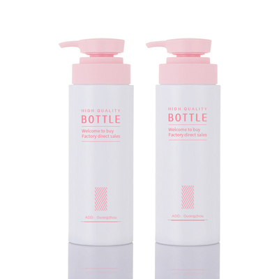 Chai mỹ phẩm 500ml Chai nhựa PET White Jelly Matte Nhãn hiệu riêng tùy chỉnh