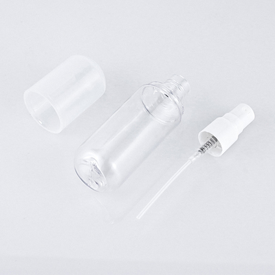 Chai xịt tóc bằng nhựa tròn trong suốt PETG dành cho kem dưỡng da
