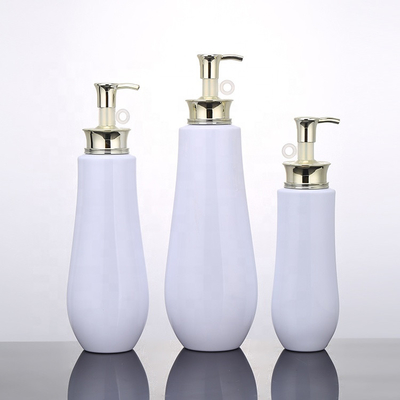 Chai nhựa dưỡng da màu trắng 750ml Chai dầu gội đầu và dầu xả vuông