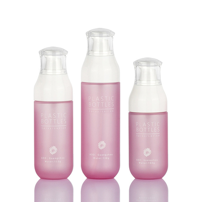 Bộ bao bì mỹ phẩm chăm sóc da màu hồng sang trọng Chai kem dưỡng da mặt 138ml