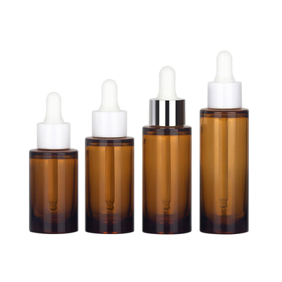 OEM ODM 50ml Chai nhỏ giọt mỹ phẩm Bao bì chai tinh dầu hổ phách
