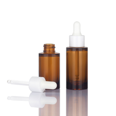 OEM ODM 50ml Chai nhỏ giọt mỹ phẩm Bao bì chai tinh dầu hổ phách