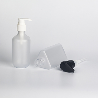 Matte White HDPE Cosmetic Lotion Chai nhựa 30ml 60ml 100ml Bao bì chăm sóc da