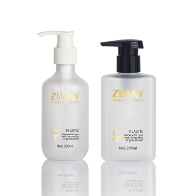Matte White HDPE Cosmetic Lotion Chai nhựa 30ml 60ml 100ml Bao bì chăm sóc da