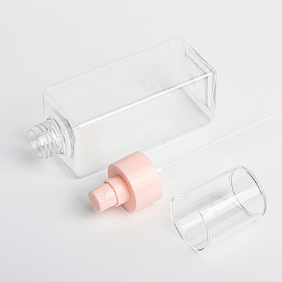 Bình xịt bơm màu hồng hình vuông bằng nhựa trong suốt 120ML cho mực