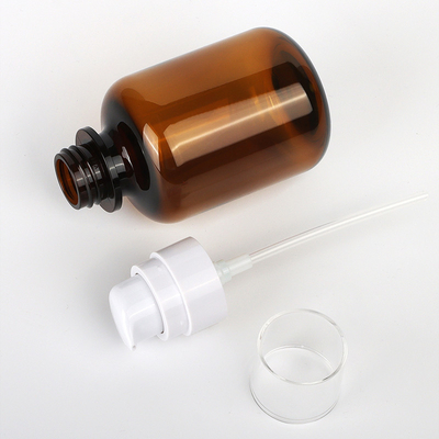 Hộp đựng kem dưỡng da mỹ phẩm Amber Bộ kem du lịch Chai xịt nhựa