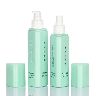 Chai xịt mỹ phẩm hình tam giác độc đáo Bề mặt mờ màu xanh lá cây mờ 50 Ml