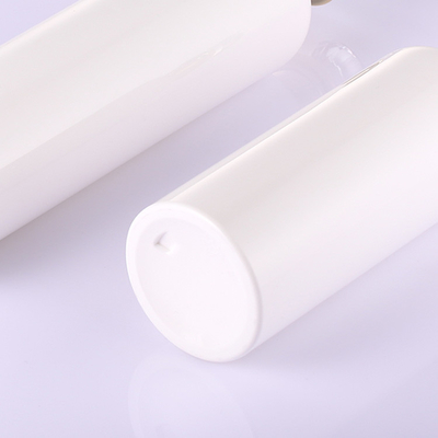 Chất lượng cao PET tròn màu trắng Unilever rỗng không có không khí Bao bì mỹ phẩm chai nhựa đựng dầu gội đầu với nắp kim cương