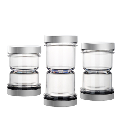 50ml Lọ nhựa rỗng có nắp, Hộp đựng làm đẹp bằng nhựa trong suốt