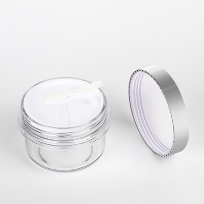 50ml Lọ nhựa rỗng có nắp, Hộp đựng làm đẹp bằng nhựa trong suốt