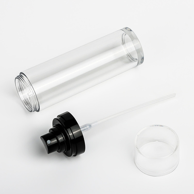 Chai xịt trong suốt mỹ phẩm Matte PET tùy chỉnh 50ml 80ml 100ml