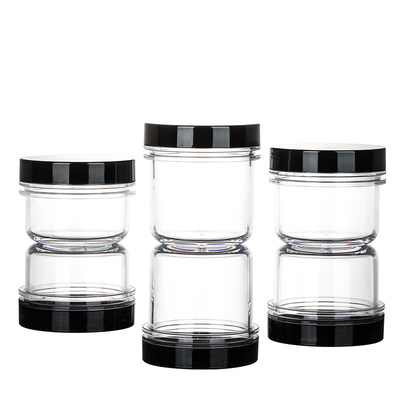 Hộp đựng kem 6oz, Hộp nhựa tái chế cho các sản phẩm làm đẹp