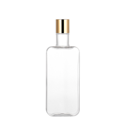 Nắp đĩa nhựa Chai có thể bóp không khí 300ml với nắp vặn vàng