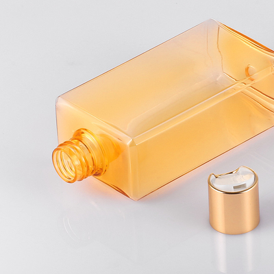 Chai nắp đĩa ODM, Chai bóp nhựa 300ML cho kem dưỡng da Chất liệu PET
