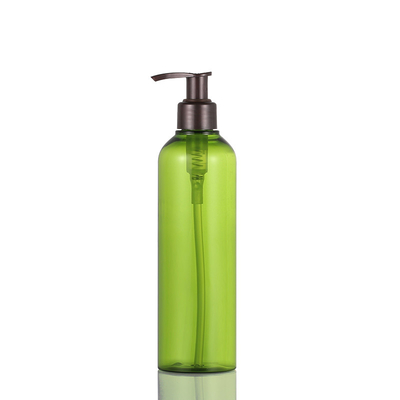 Chai lotion mỹ phẩm tròn, 54mm Chai dưỡng thể rỗng màu xanh lá cây 300ML