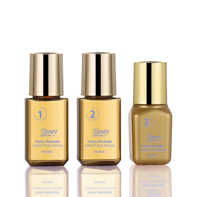 Bộ chai rỗng du lịch 15ml Màu vàng OEM có sẵn để chăm sóc da