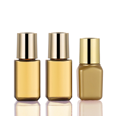 Bộ chai rỗng du lịch 15ml Màu vàng OEM có sẵn để chăm sóc da