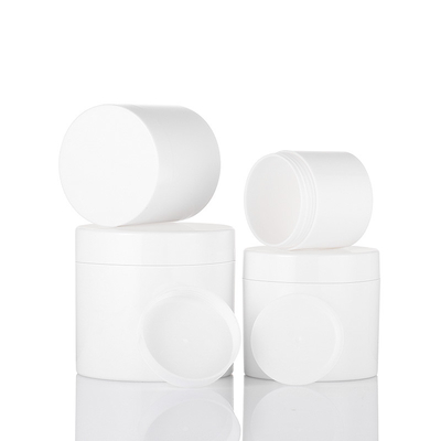 Lọ đựng mỹ phẩm 4 Oz rỗng nhựa có nắp Màu hổ phách Miệng rộng