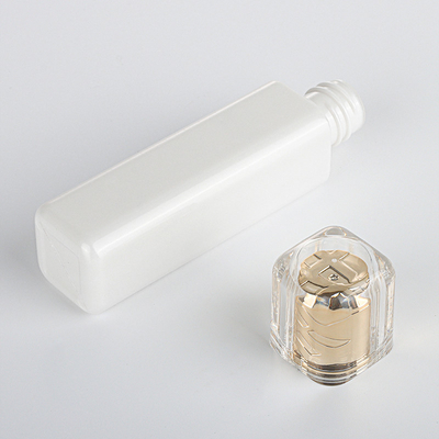 ODM Acrylic Chai nước hoa rỗng sang trọng Bao bì Rose Gold 15ML 30ML