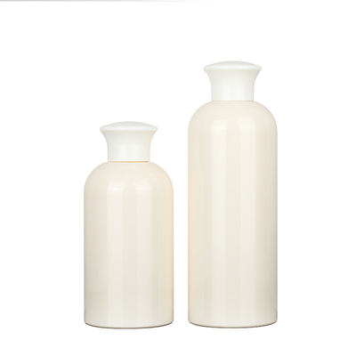 Chai nhựa đựng mỹ phẩm 300ml Chai nhựa tròn trong suốt 350ml